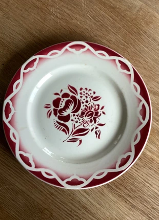 Assiettes Odette Digoin Sarreguemines rouge blanc, marca: Digoin Sarreguemines, estado: Satisfactorio, 5,00 €, 5,95 € Protección al comprador incluida