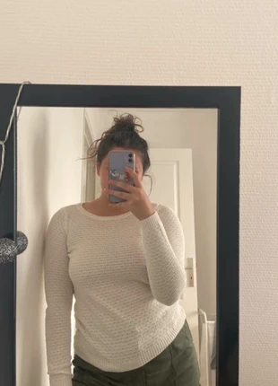 Pull blanc Pimkie 36 , marque: Pimkie, état: Neuf sans étiquette, taille: S / 36 / 8, 5,00 €, 5,95 € Protection acheteurs incluse