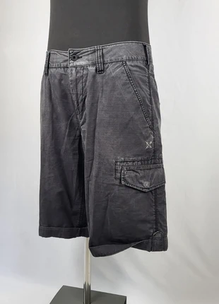Short jort cargo gris foncé Oxbow homme taille 34, poches latérales, style décontracté estival, brand: Oxbow, condition: Very good, size: L, €19.00, €20.65 includes Buyer Protection Pro