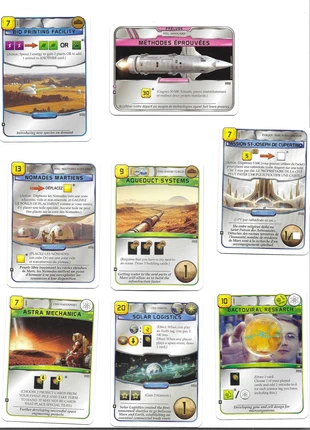 Cartes terraforming Mars 7 cartes + 1 prélude neuves, brand: Fryxgames, condition: New without tags, €15.00, €16.45 includes Buyer Protection