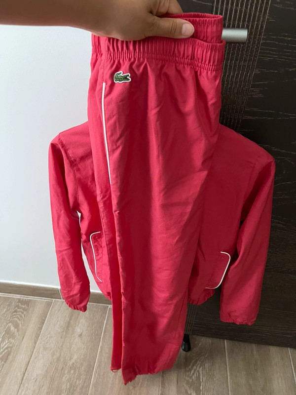Ensemble lacoste rouge best sale
