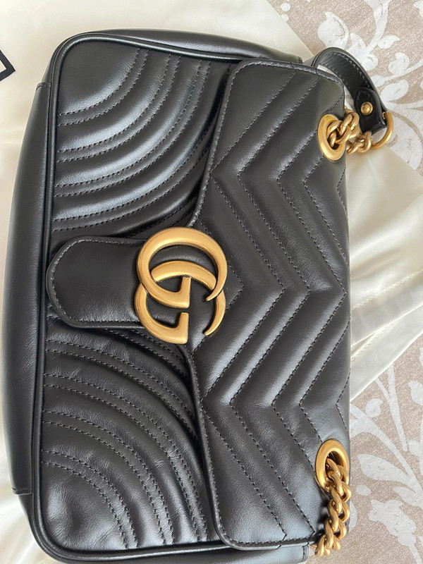 Gucci Gg Marmont small noir epaules Vinted