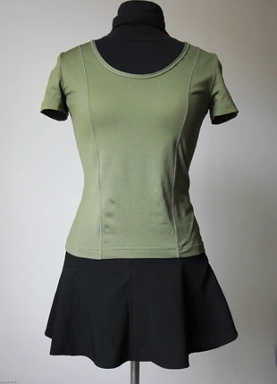 T-shirt vintage kaki style sport, marca: Vintage Dressing, estado: Muito bom, tamanho: M / 38 / 10, €6.00, €7.00 inclui Proteção do Comprador