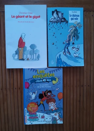 Superbe lot de 3 livres pour enfants très mignons 7 ,8 ans l'ecole des loisirs, staat: Heel goed, € 5,00, € 5,95 inclusief Kopersbescherming