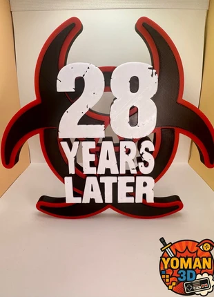 Logo décoratif 28 ans plus tard, marca: yoman3D, estado: Muito bom, tamanho: Tamanho único, €15.00, €16.45 inclui Proteção do Comprador Pro