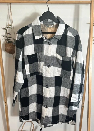 Chemise Flanelle Serra épaisse à carreaux noir/blanc Fermeture gros boutons Taille M, merk: Serra, staat: Goed, maat: M, € 19,90, € 21,60 inclusief Kopersbescherming Pro