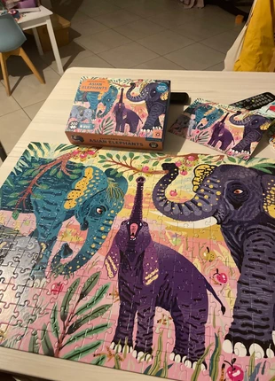 Puzzle asian éléphants 300 pièces mudpuppy, marke: Mudpuppy, zustand: Sehr gut, 4,50 €, 5,43 € inklusive Vinted-Käuferschutz