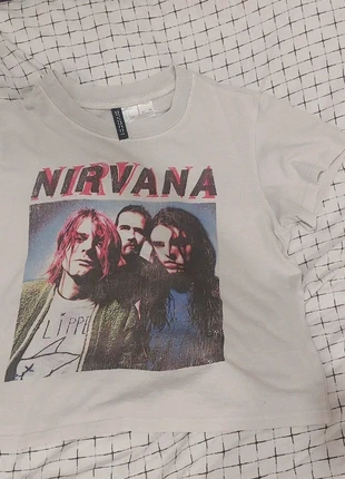 Nirvana shirt h&m, brand: H&M, condition: Very good, size: S / UK 8-10, £5.00, £5.95 includes Buyer Protection