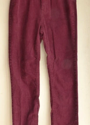Pantalon bordeaux velours côtelé Pimkie, brand: Pimkie, condition: Very good, size: XS / 34 / 6, €4.00, €4.90 includes Buyer Protection