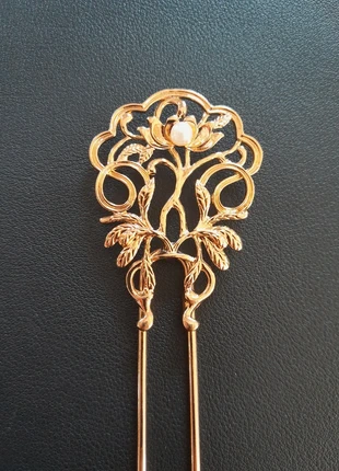 Pic à chignon art nouveau perle, condition: Very good, €12.00, €13.30 includes Buyer Protection Pro