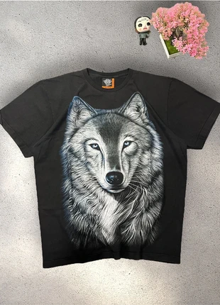 Vintage Wolf Tee Rock Eagle Single Stitch - USA Design 90s Style Animal Print T-Shirt, marque: Vintage Dressing, état: Très bon état, taille: XL, 23,00 €, 24,85 € Protection acheteurs incluse