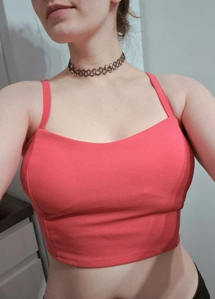 Crop top rose, état: Très bon état, taille: S / 36 / 8, 5,00 €, 5,95 € Protection acheteurs incluse