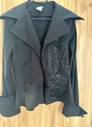 🖤 Veste noire cintrée Le Gatte Jeans – Taille 40, marca: le gatte jeans, estado: Muito bom, tamanho: M / 38 / 10, €12.00, €13.30 inclui Proteção do Comprador