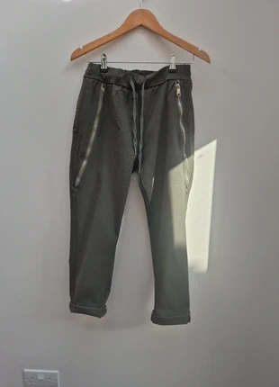 Khaki Slouchy Trousers, brand: Made In Italy, condition: Very good, size: S / UK 8-10, £4.00, £4.90 includes Buyer Protection