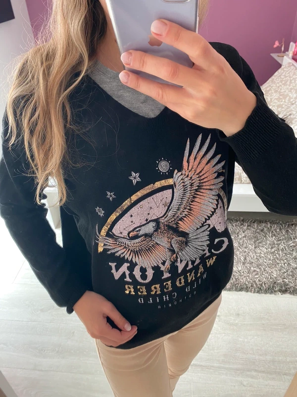 Pull noir chaud aigle - photo numéro 5