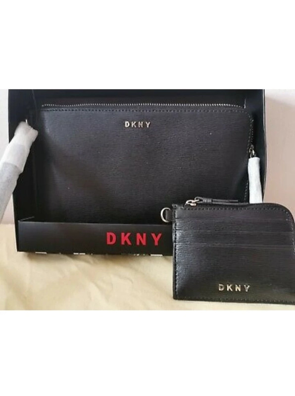 Dkny black clutch shop