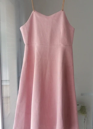 Robe rose effet velour, brand: YesStyle, condition: New without tags, size: M / 38 / 10, €9.00, €10.15 includes Buyer Protection