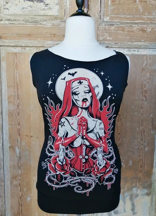 T-shirt dark gothique Too Fast, marca: Too Fast, estado: Novo com etiquetas, tamanho: XL / 42 / 14, €18.00, €19.60 inclui Proteção do Comprador