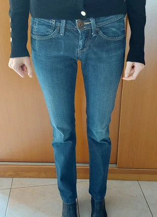 Vaqueros fit rectos azul oscuro. Pepe Jeans, marque: Pepe Jeans, état: Très bon état, taille: XS, 15,00 €, 16,45 € Protection acheteurs incluse