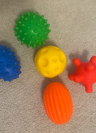 5-Pack Sensory Toys for Baby 👶 Textured Multi-Coloured Balls, brand: Set, condition: Very good, size: One size, £1.30, £1.70 includes Buyer Protection