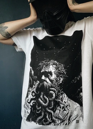 t shirt Lovecraft Cthulhu serigraph édition limitée, marque: minimaki, état: Neuf avec étiquette, taille: L / 40 / 12, 24,90 €, 26,85 € Protection acheteurs incluse