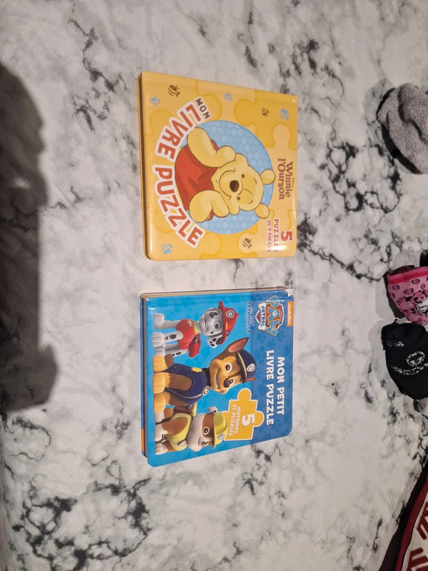 Lot de 2 livres puzzle 1