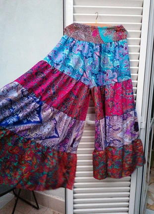 Pantalone pantagonna largo orientale fantasia, marque: boho, état: Neuf sans étiquette, taille: Taille unique, 11,50 €, 12,78 € Protection acheteurs incluse