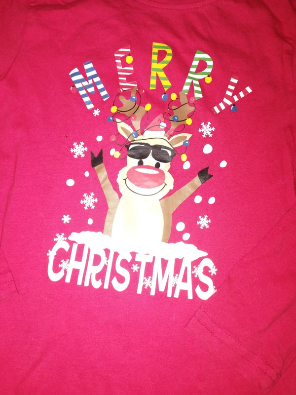 Tee shirt manches longues Noël 6 7 ans Primark 2