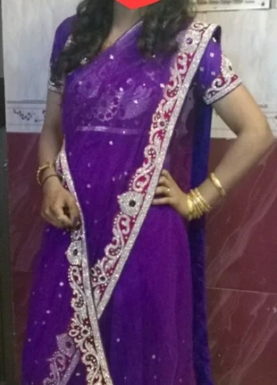 Sari mariage  violet , condition: Good, size: M / 38 / 10, €200.00, €210.70 includes Buyer Protection