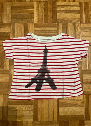 Tee-shirt Tour Eiffel, marca: Monoprix, estado: Muy bueno, tamaño: 3 años / 98 cm, 3,00 €, 3,85 € Protección al comprador incluida