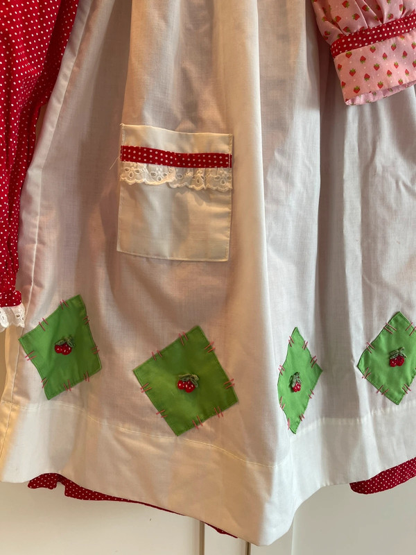 Vintage Strawberry Shortcake Three Piece Dress Outfit 4