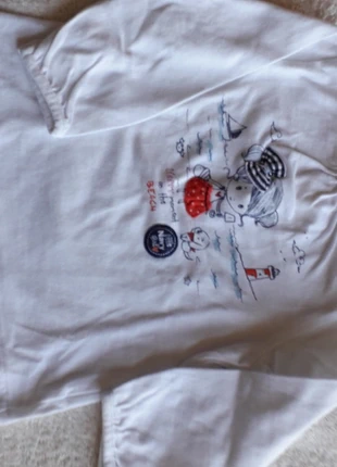 Tee-shirt fille été manches longues, marque: Tissaia, état: Très bon état, taille: 6-9 mois / 68 cm, 2,00 €, 2,80 € Protection acheteurs incluse