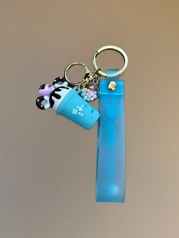 Porte clés glace bleu - photo numéro 2