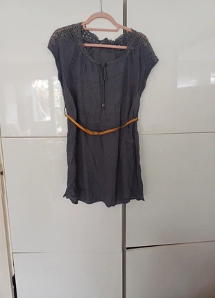 Jurk grijs, marca: Vila, estado: Bom, tamanho: M / 38 / 10, €3.00, €3.85 inclui Proteção do Comprador