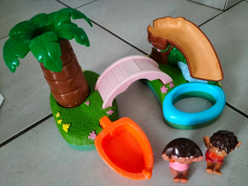 Lot jouet de bain Dora l'exploratrice