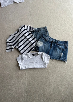 Item addedBundle extra small Zara Miss Selfridge Mini Denim Skirts t-shirts, brand: Zara, condition: Very good, size: XS / 6, £5.50, £6.48 includes Buyer Protection
