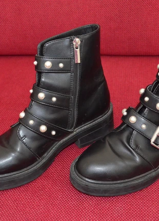 Bottines noires à boucle Pull & Bear / Taille 37, marke: Bear, zustand: Sehr gut, größe: 37, 3,00 €, 3,85 € inklusive Vinted-Käuferschutz