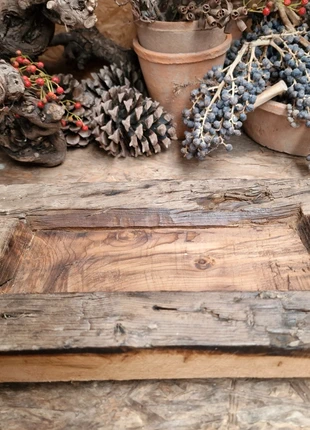 Ruw houten plateau, merk: merkloos, staat: Nieuw zonder prijskaartje, € 8,50, € 9,63 inclusief Kopersbescherming