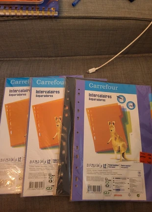 Lot de 4 paquets dintercalaires, brand: Carrefour, condition: New with tags, €3.00, €3.85 includes Buyer Protection