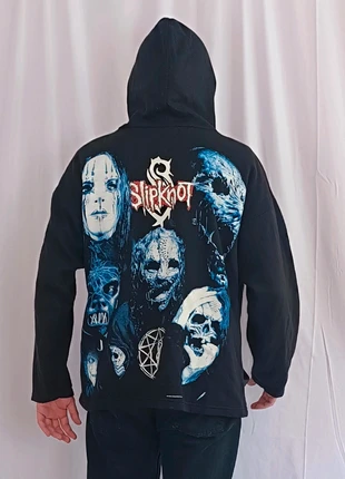 Hoodie sweat pull zip zippé metal 2004 y2k 00s slipknot, marke: Slipknot, zustand: Sehr gut, größe: M, 69,96 €, 74,16 € inklusive Vinted-Käuferschutz