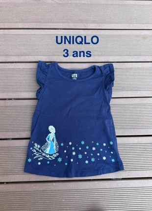 Débardeur fille 3 ans Uniqlo Disney La reine des neiges, marque: Uniqlo, état: Très bon état, taille: 3 ans / 98 cm, 3,50 €, 4,38 € Protection acheteurs incluse