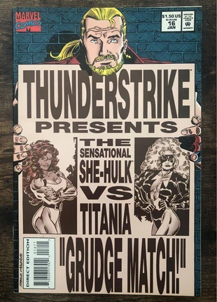 Thunderstrike (V1) #16 - Sensational She-Hulk vs Titania - 1995 - Marvel Comics VO, état: Très bon état, 6,00 €, 7,00 € Protection acheteurs incluse