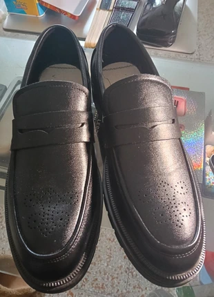 Mocassini uomo neri ecopelle n. 42 nuovi senza soletta, brand: LOOK, condizioni: Nuovo senza cartellino, taglia: 42, €10.00, €11.20 include la Protezione acquisti