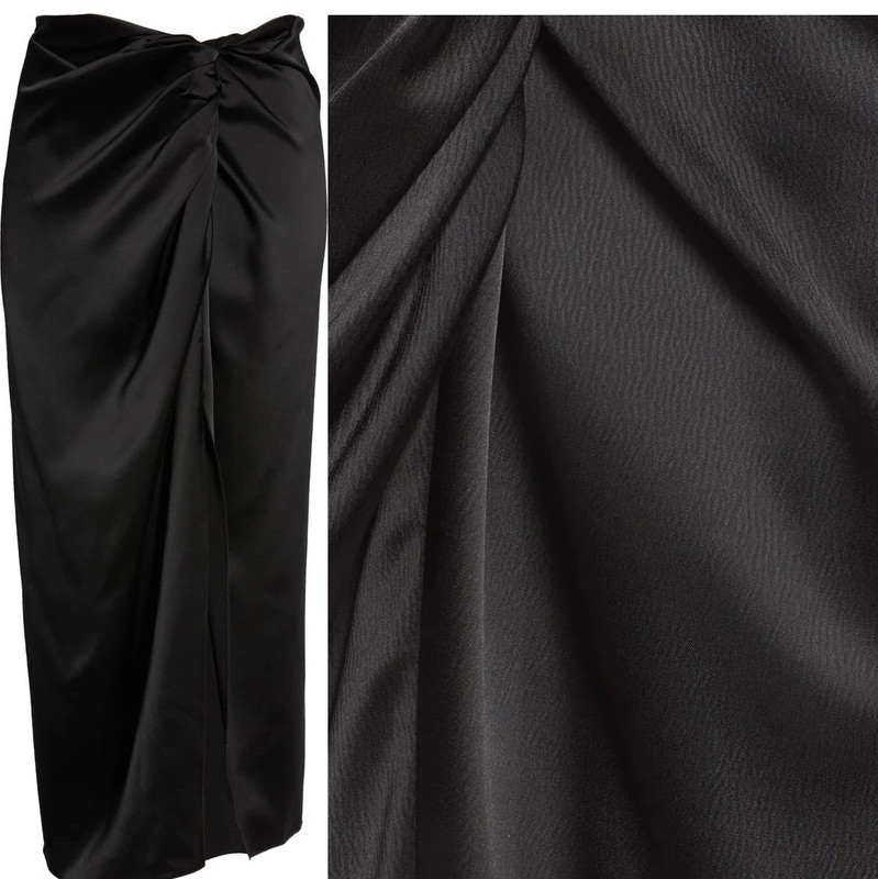 Brand New Satin Midi Skirt 1