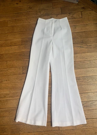 Pantalon évasé / patte def vintage blanc, état: Très bon état, taille: XS / 34 / 6, 6,00 €, 7,00 € Protection acheteurs incluse