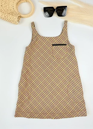 Robe fille sans manches Zara 7ans robe à carreaux orange jaune marron, brand: Zara, condition: Very good, size: 7 years / 122 cm, €6.90, €7.95 includes Buyer Protection Pro