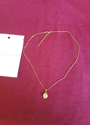 Collier en acier inoxydable doré, brand: Acierta, condition: New with tags, €15.00, €16.45 includes Buyer Protection