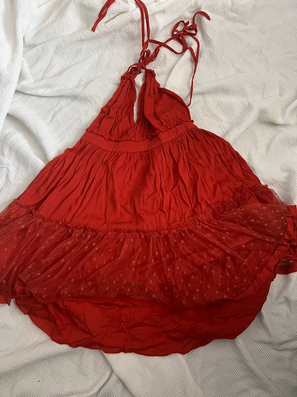 Red Short Dress/Top 1