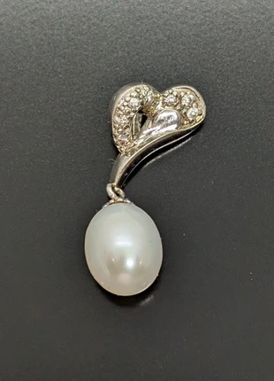 Pendentif en argent et perle de culture, brand: Argent, condition: Very good, €12.00, €13.30 includes Buyer Protection Pro