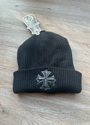 Chrome Hearts Beanie Black Mütze Schwarz, merk: Chrome Hearts, staat: Heel goed, maat: Universele maat, € 18,90, € 20,55 inclusief Kopersbescherming